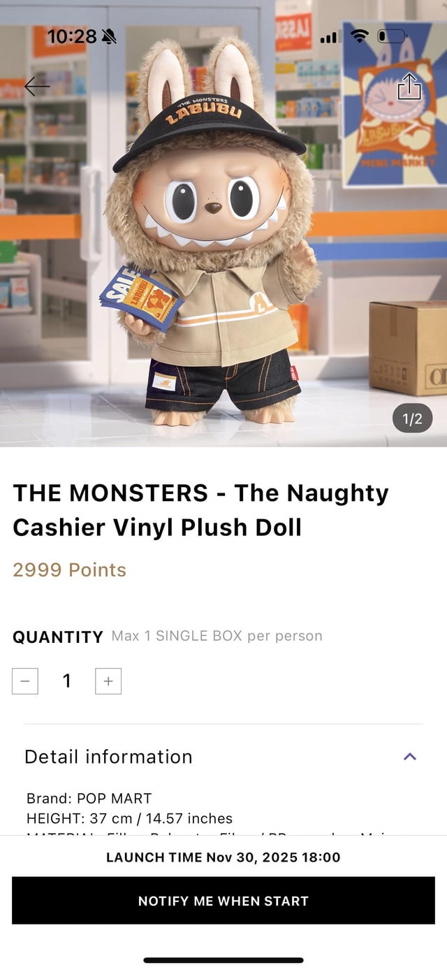 Naughty Cashier in Rewards : r/labubu