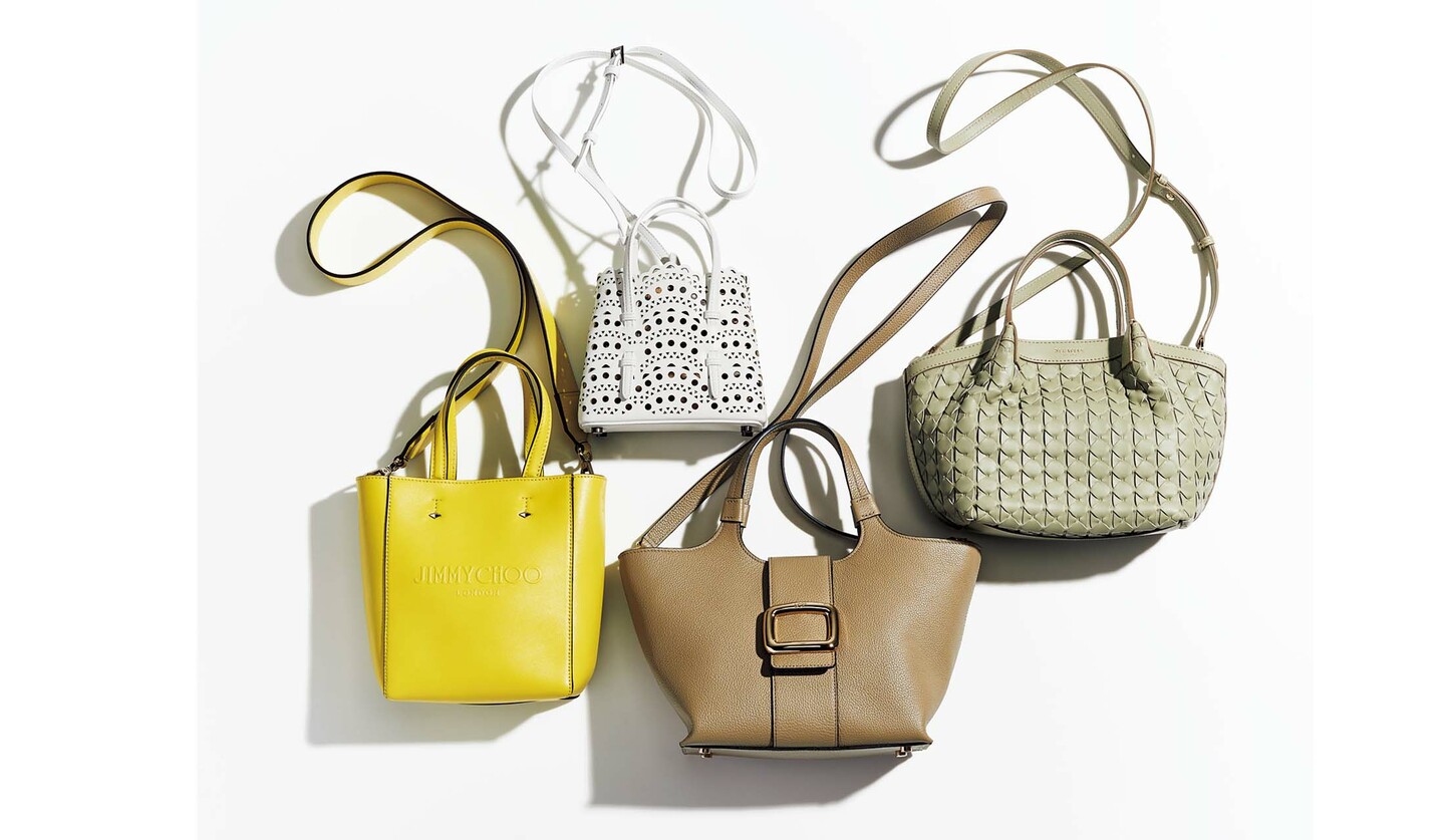持てば映える＆収納力も抜群の【最新ミニトート】を「ジミー チュウ