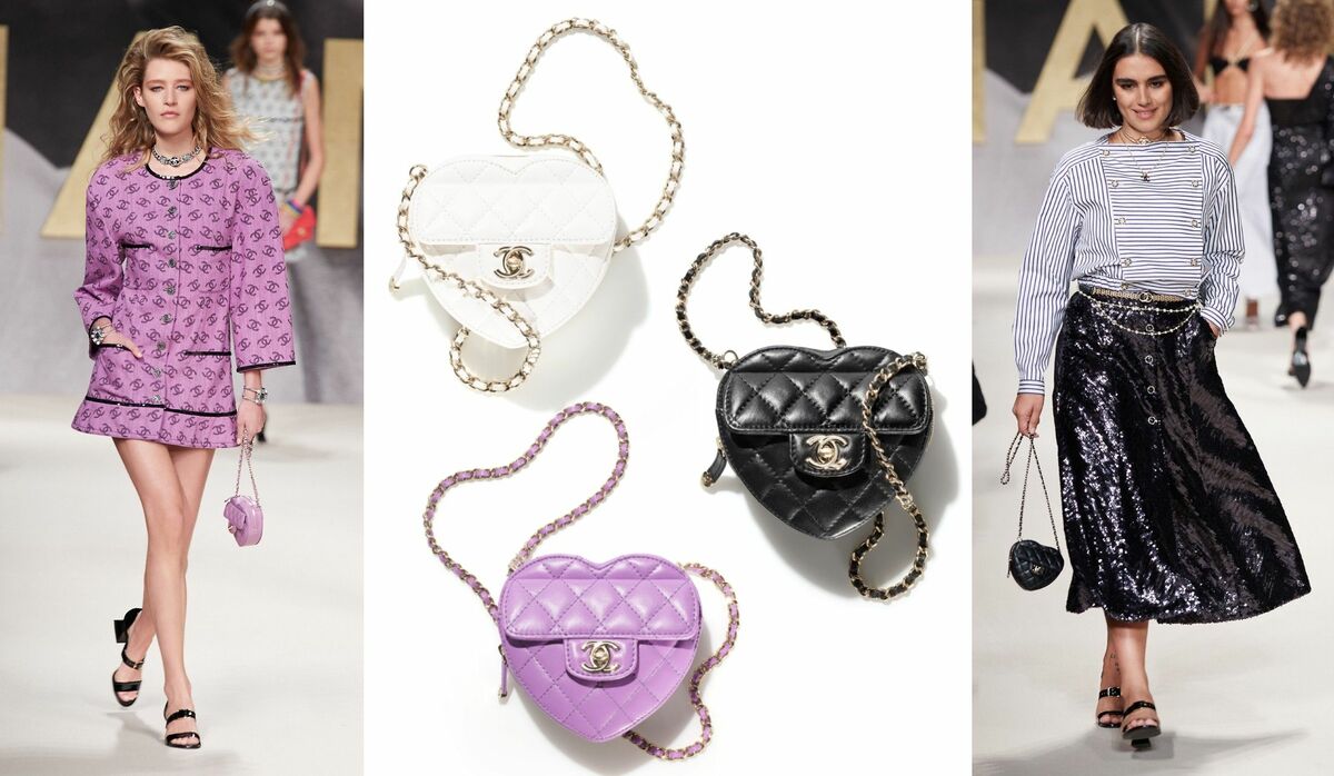 ハートのフォルムが可愛すぎる！シャネルからチェーン付きのミニ