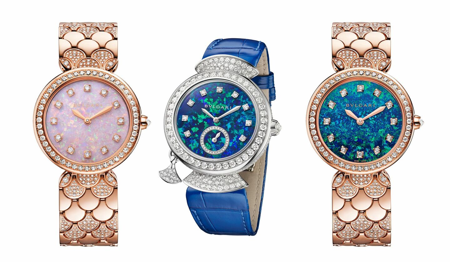 ブルガリ】オパール文字盤で美の魔法をかけた、新たなジュエリー