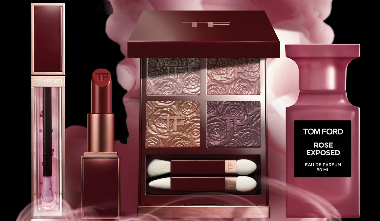 トム フォード ビューティ】メイクにも鮮烈に咲き誇る薔薇の余韻を