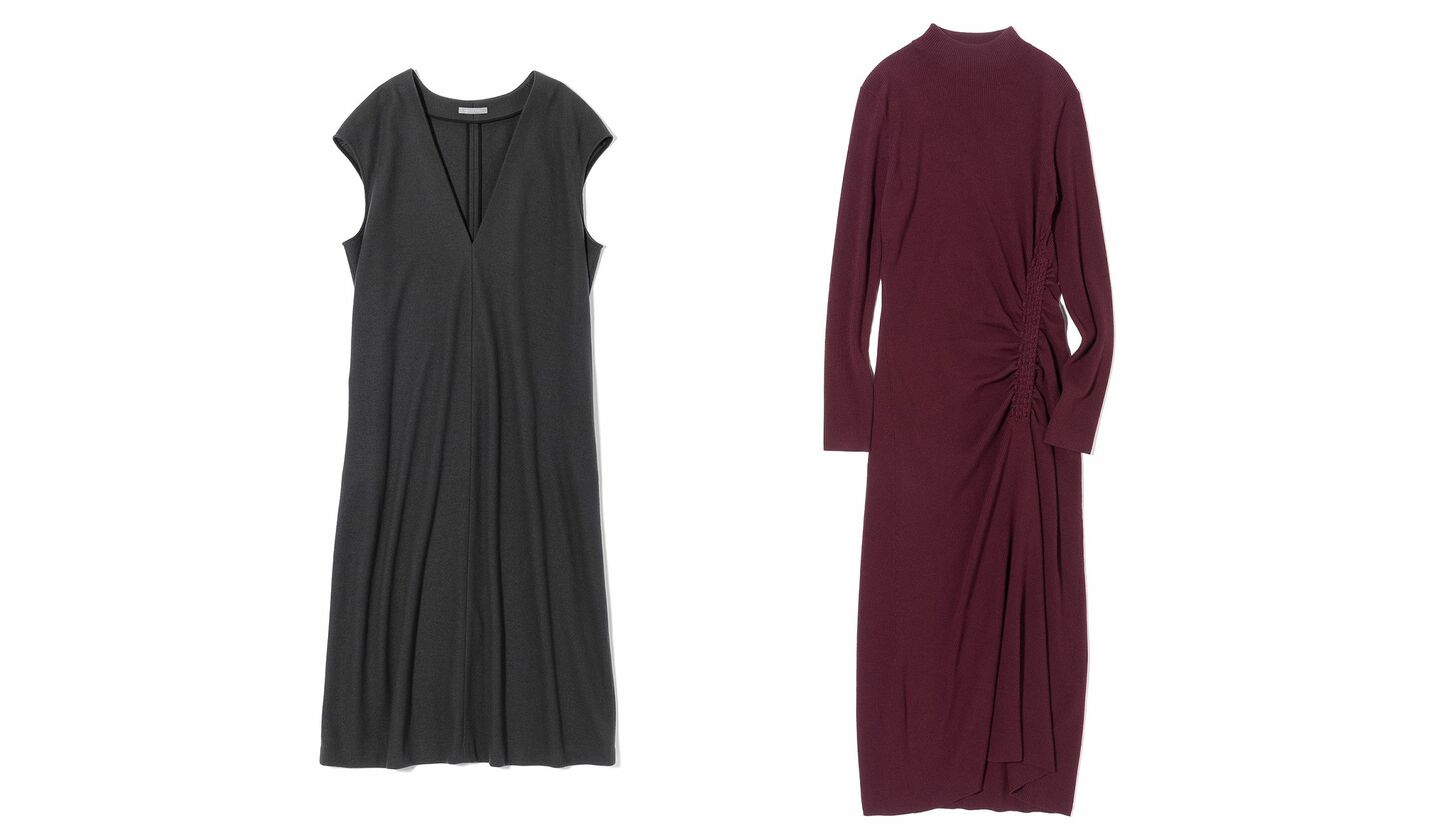 セオリーリュクス】秋一番の洗練ワンピース｜上質ウールと落ち着いた