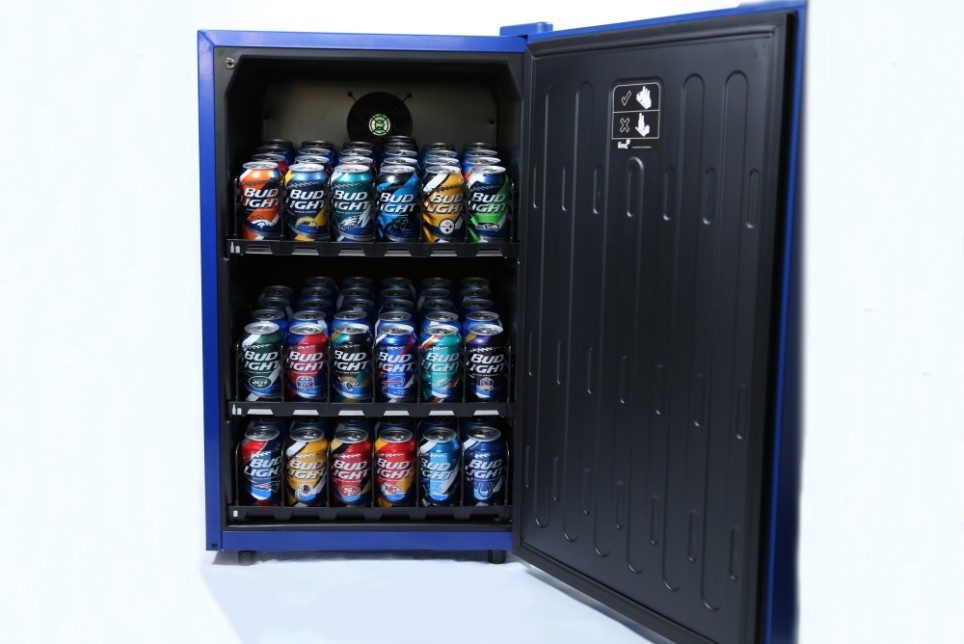 希少・動作確認済】 バドワイザー ミニ自動販売機型冷蔵庫 希少・動作