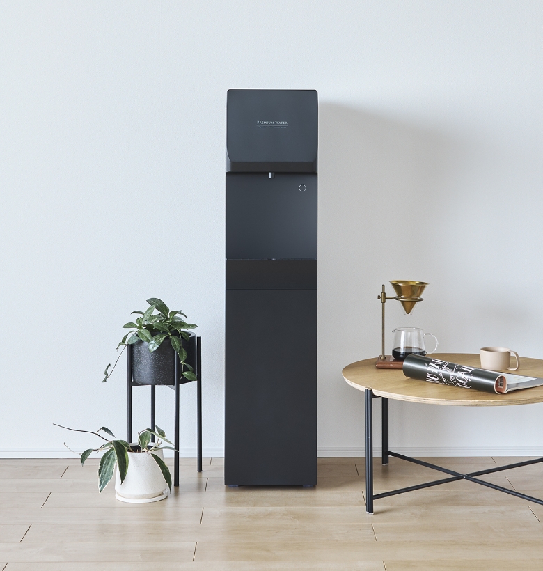 プレミアムウォーター ウォーターサーバー famfit ブラック ウォーター