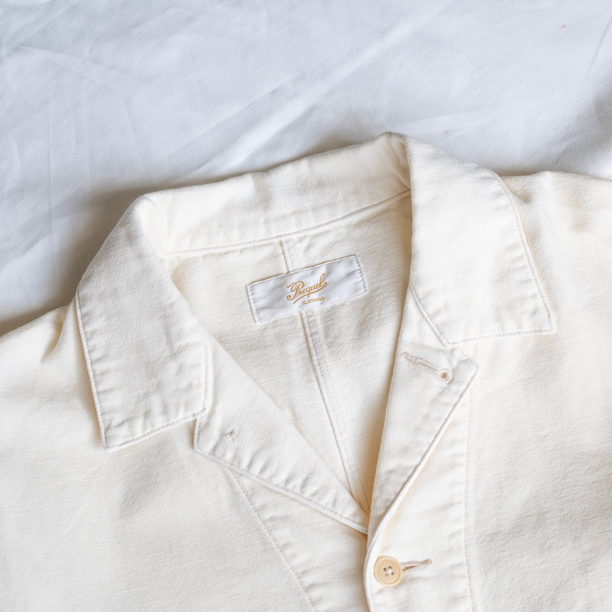 J1004 French Coverall（White） フレンチカバーオール(ホワイト