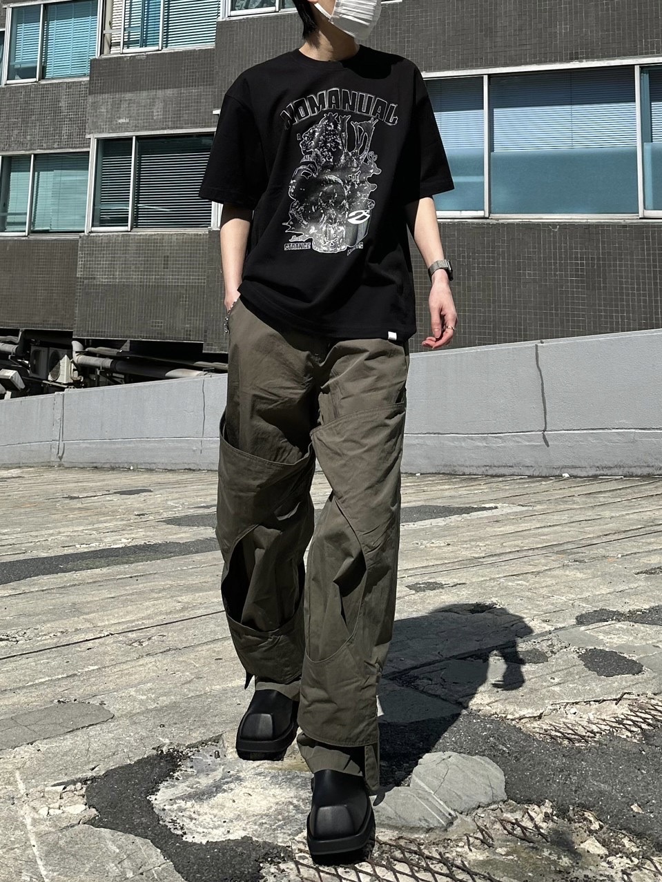 受注制【Chikashitsu +】square toe side zip boots | OUR BRAND