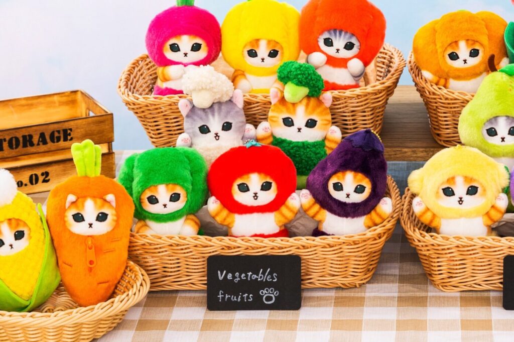 mofusand】4月5日から”もふもふマルシェ”スタートでお野菜にゃんたちが