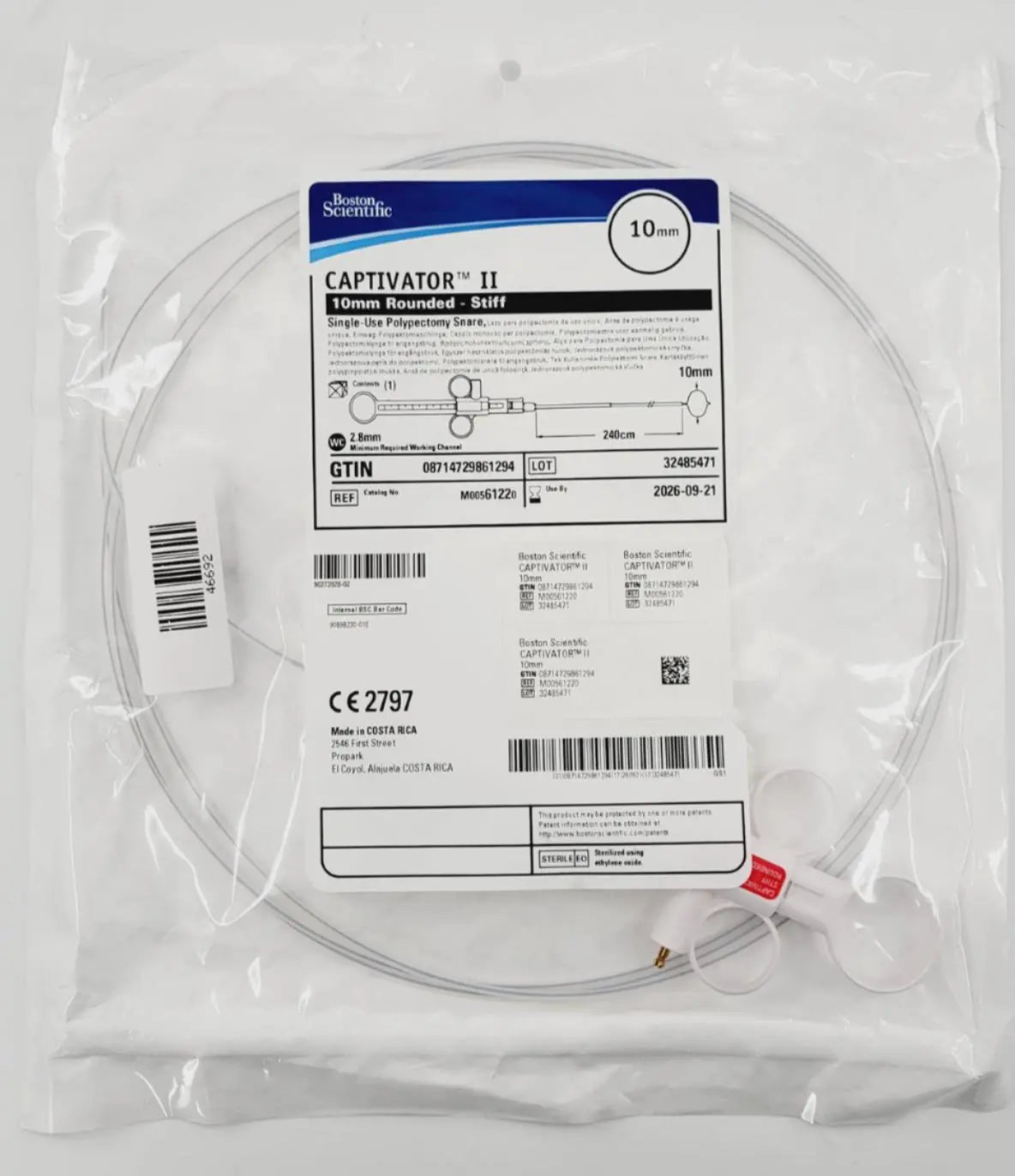 Boston Scientific M00561220 Single-Use Polypectomy Snare - Primis