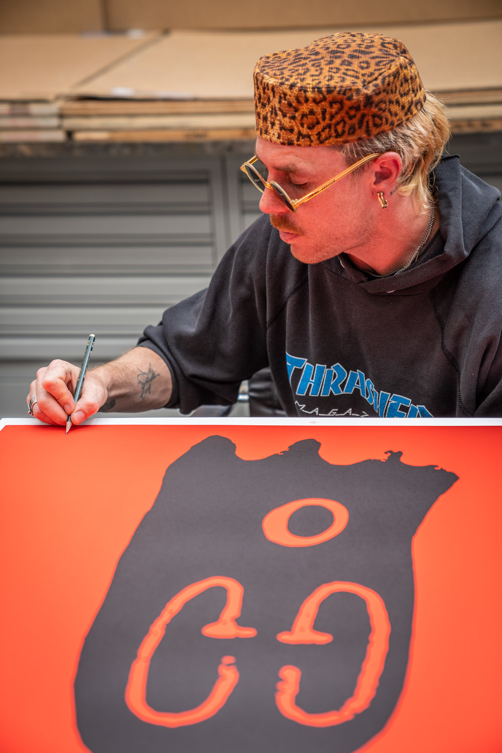 Trevor Andrew - Original GUCCIGHOST Red | Print Them All