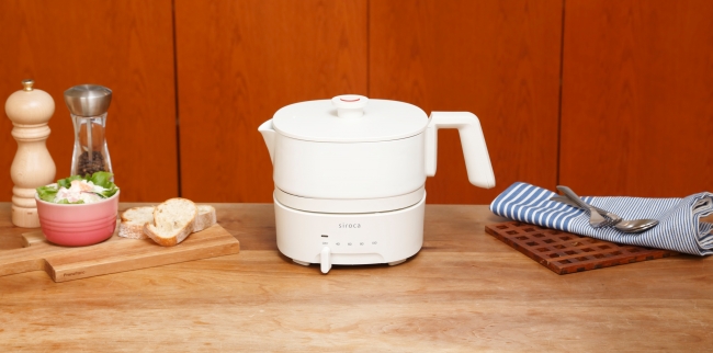 メディアで話題沸騰！「シロカのおりょうりケトル ちょいなべ」の