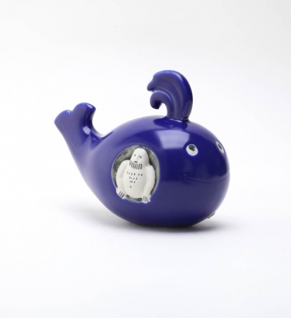 スウェーデン陶芸家リサ・ラーソンの「波の上のヨナ」「青い海のヨナ