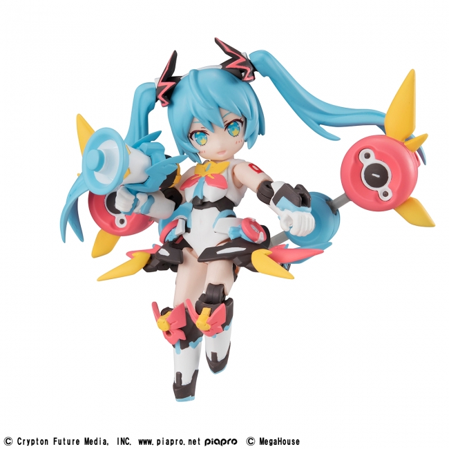 初音ミク」「鏡音リン」「巡音ルカ」が約80mmの可動フィギュアで登場