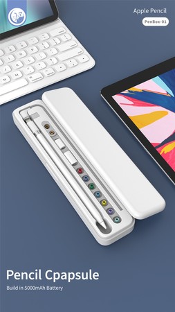 5000mA大容量！収納・充電が一体化したAppleペンシル4in1専用ケース