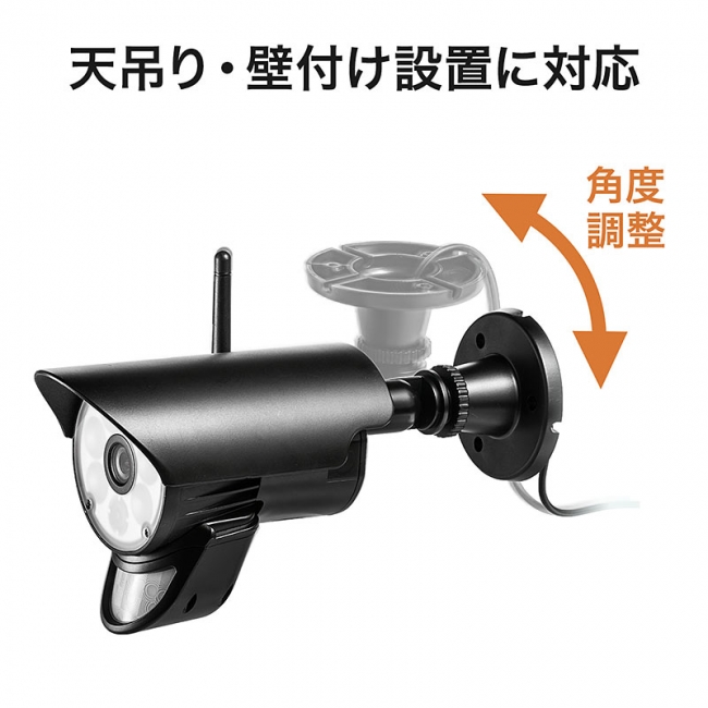 工事不要ですぐに使える防犯カメラ＆ワイヤレスモニターセットを6月12