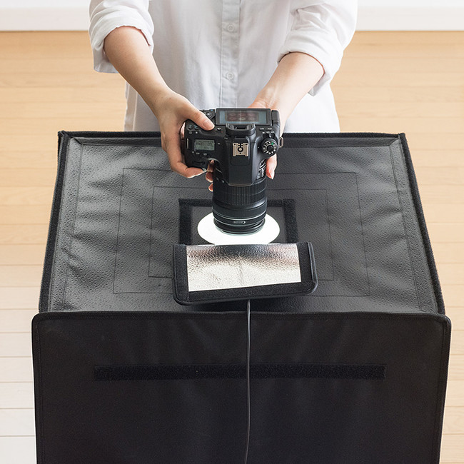 写真を綺麗に見せたい方に最適！折りたたみ可能な撮影ボックスを10月10