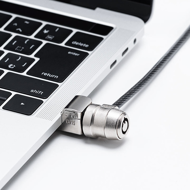 MacBook Proにセキュリティワイヤーを取り付けできる補助パーツを6月1