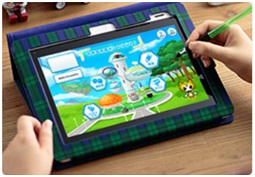 2017年1月開講「進研ゼミ中学準備講座」より、新しい専用タブレットを