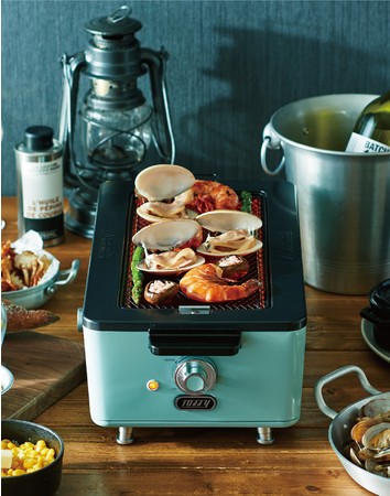 Toffyキッチン家電シリーズから、煙を気にせず本格的なおうち焼肉が