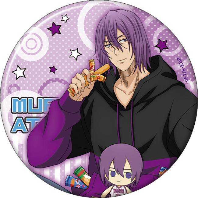 TVアニメ『黒子のバスケ』より、紫原敦の描き下ろしイラストを使用した