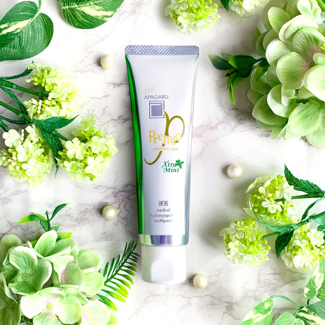 夏にぴったり！すっきりミントの美白歯みがき「アパガードプレミオ