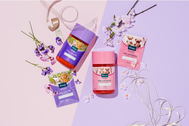 メッセージとともに春を贈ろう クナイプ メッセージバスソルト