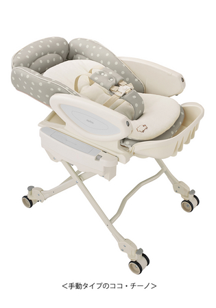 ママの抱っこを再現！入眠率80%の電動ハイローベッド＆チェア『ココ