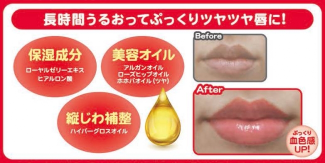 1,000万個*突破のリップエッセンスから限定“ジンジンほてリップ”登場
