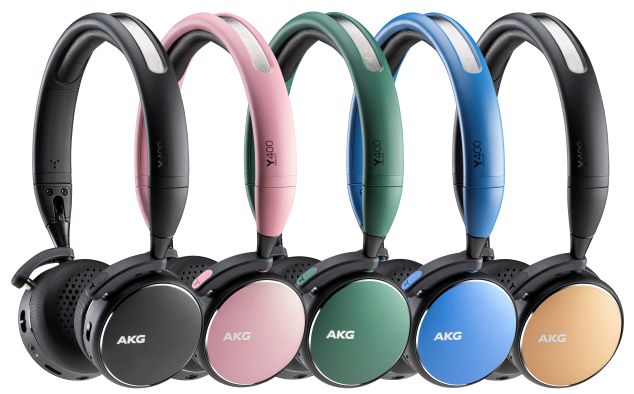 装着すると自動再生、急速充電対応のAKG新製品 オーバーヘッド型