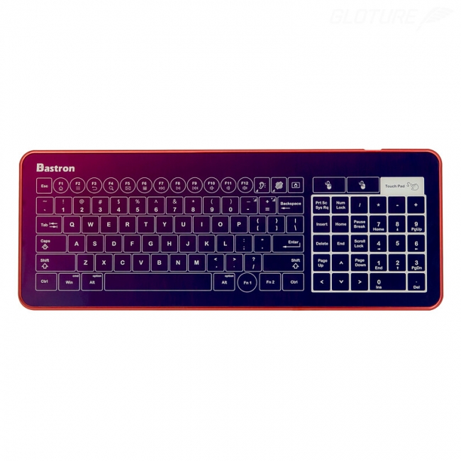 近未来デザインの高品質・高耐久なガラス製ハイエンド・キーボード