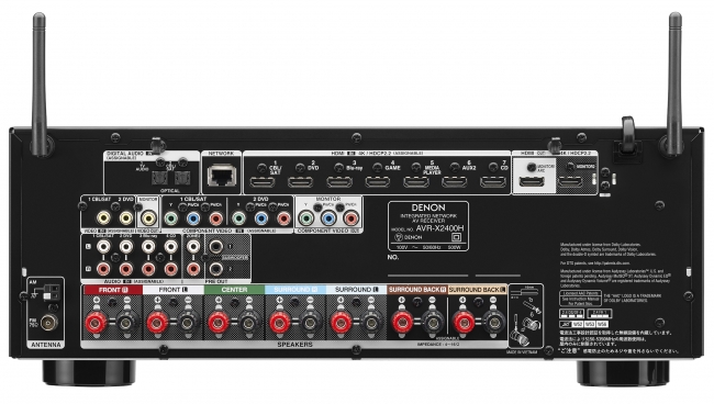 AVR-X2400H / AVR-X1400H プリアンプ回路、ボリューム回路を一新して