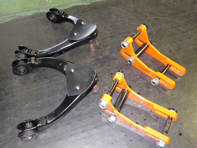 GRS180 クラウン フロントアッパーアーム リアスライドキャンバー 四輪