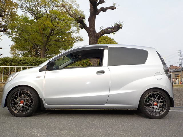 L275V ミラ TEIN車高調に交換 四輪アライメント ｜ 持ち込み取付専門