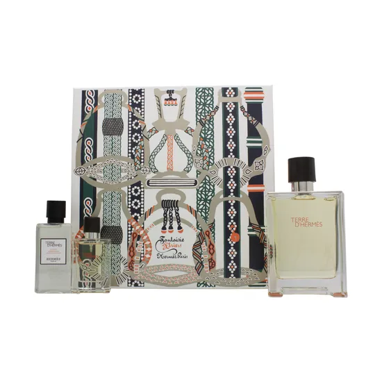 Hermès Terre d'Hermes Gift Set 100ml Eau De Toilette + 80ml Shower Gel