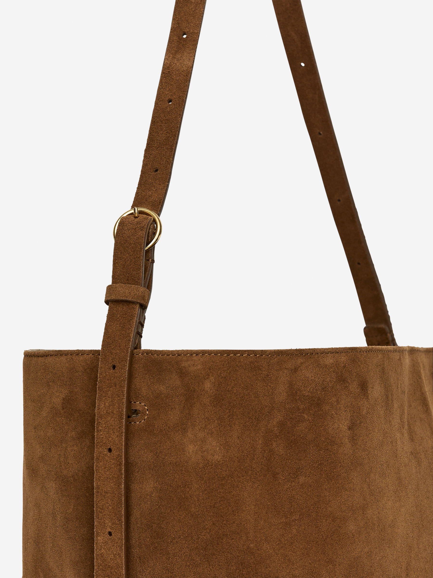Suede Tote Bag – Brown – Women – ARKET WW