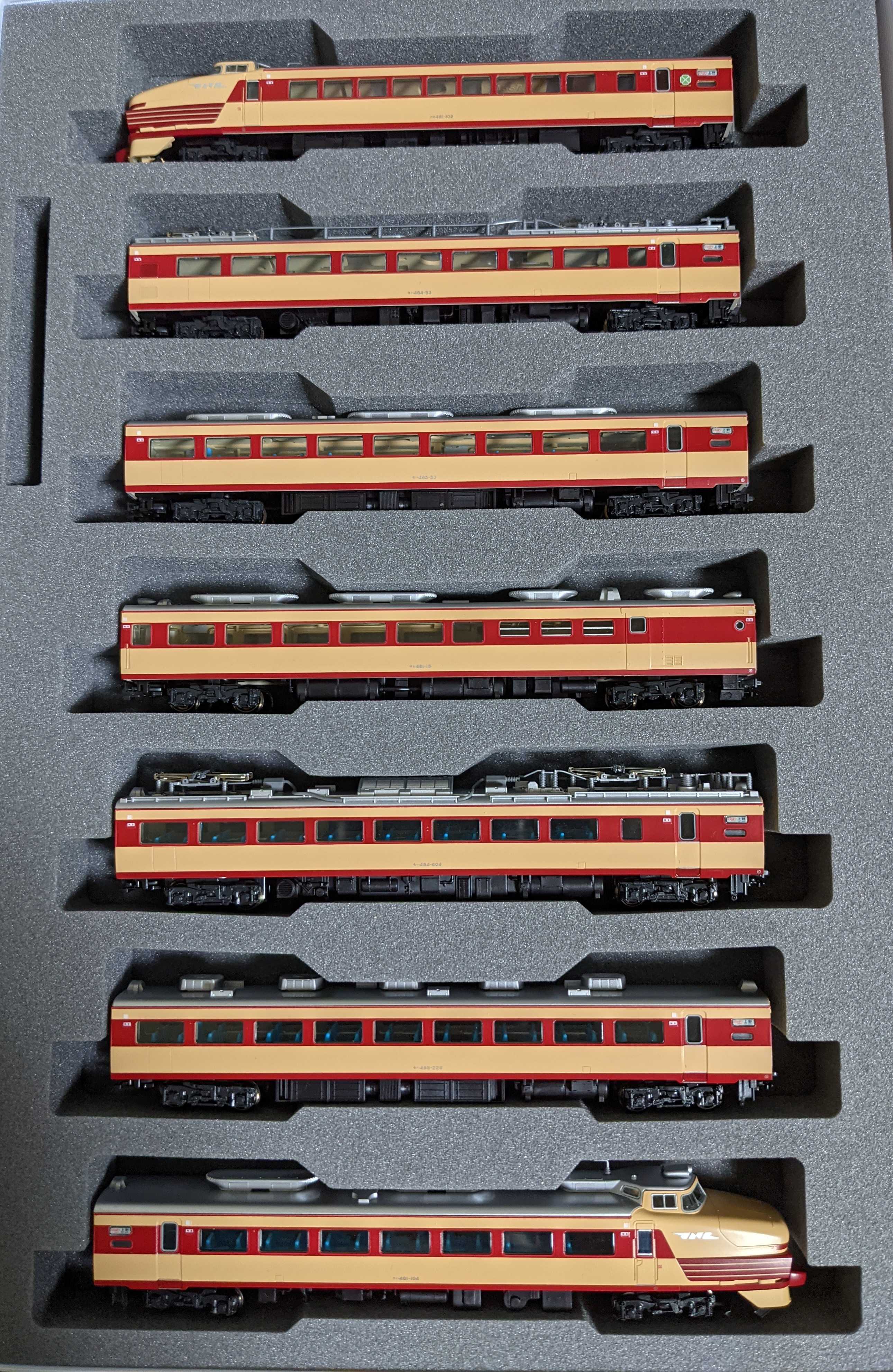 🔴入線 kato 10-1120 485系初期形 [ひばり] 7両基本セット - 竹ノ塚