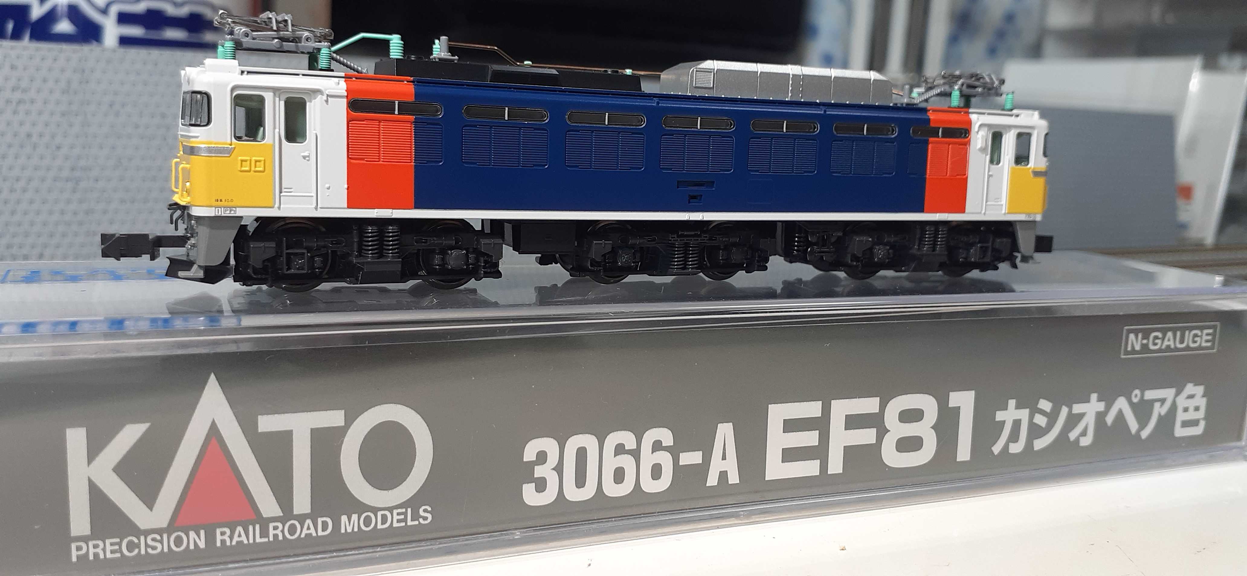 🔴入線 Kato 3066-A EF81 92号機 カシオペア色 - 竹ノ塚総合車両