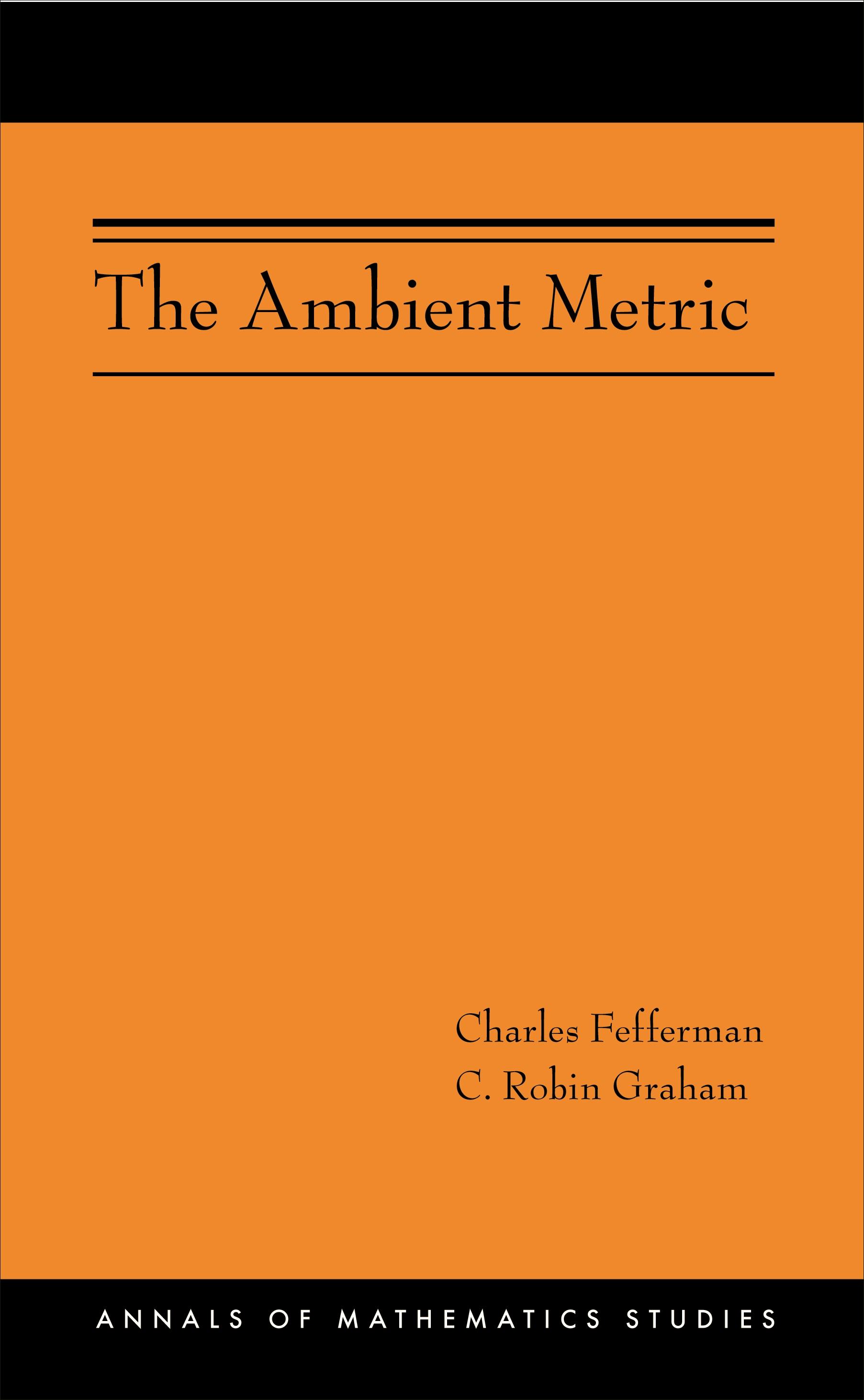 The Ambient Metric | Princeton University Press