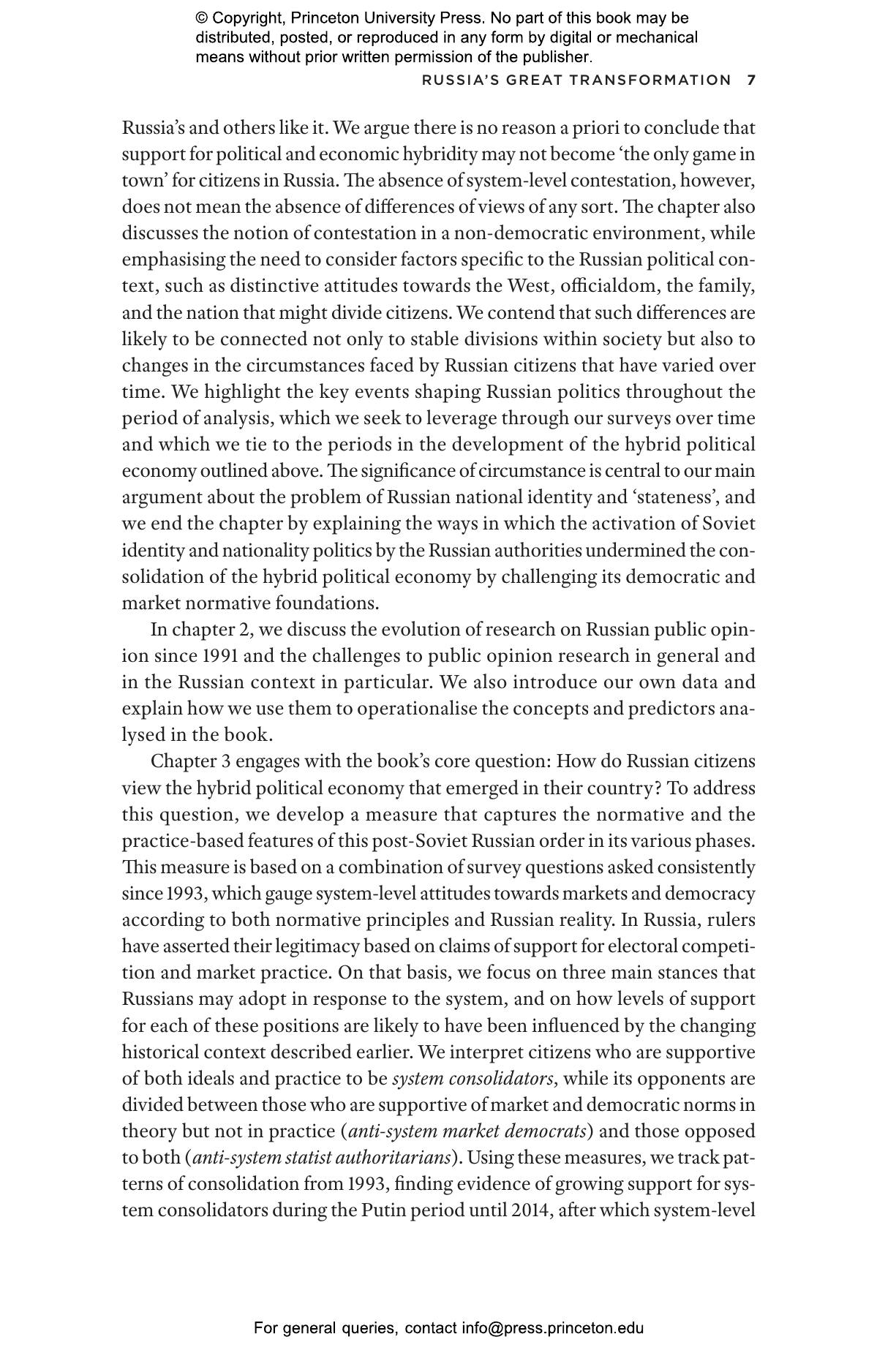 How Russians Understand the New Russia | Princeton University Press