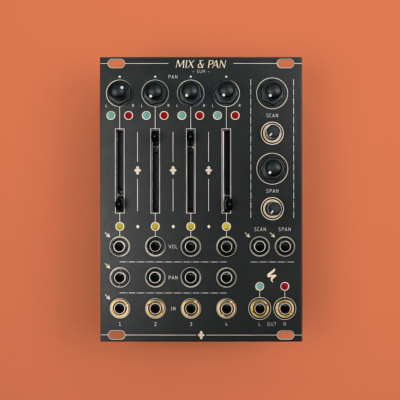 Calsynth ST Modular Mix & Pan モジュラーシンセ Calsynth ST Modular