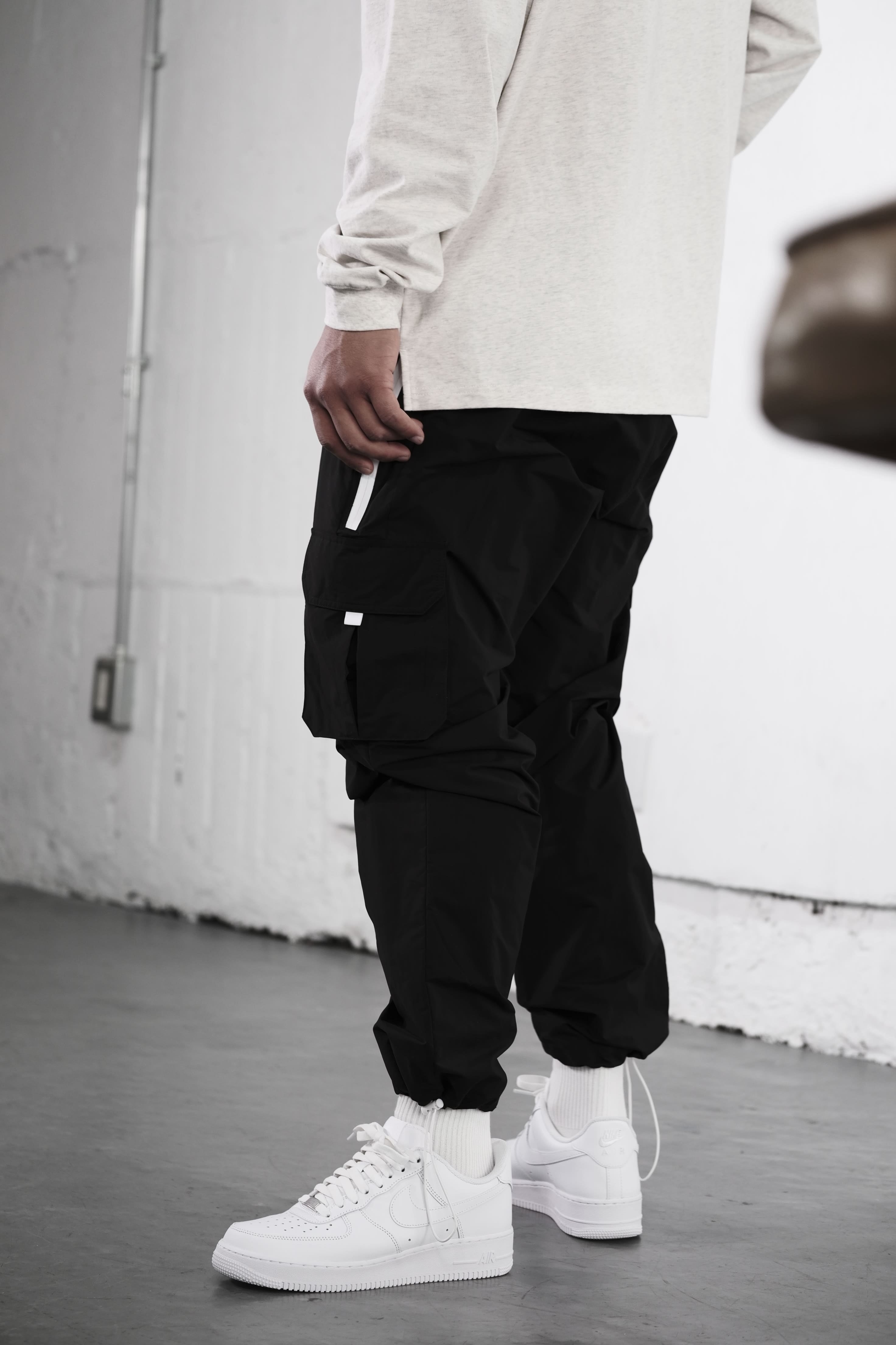 Pvot Premium Nylon Pants (Black)