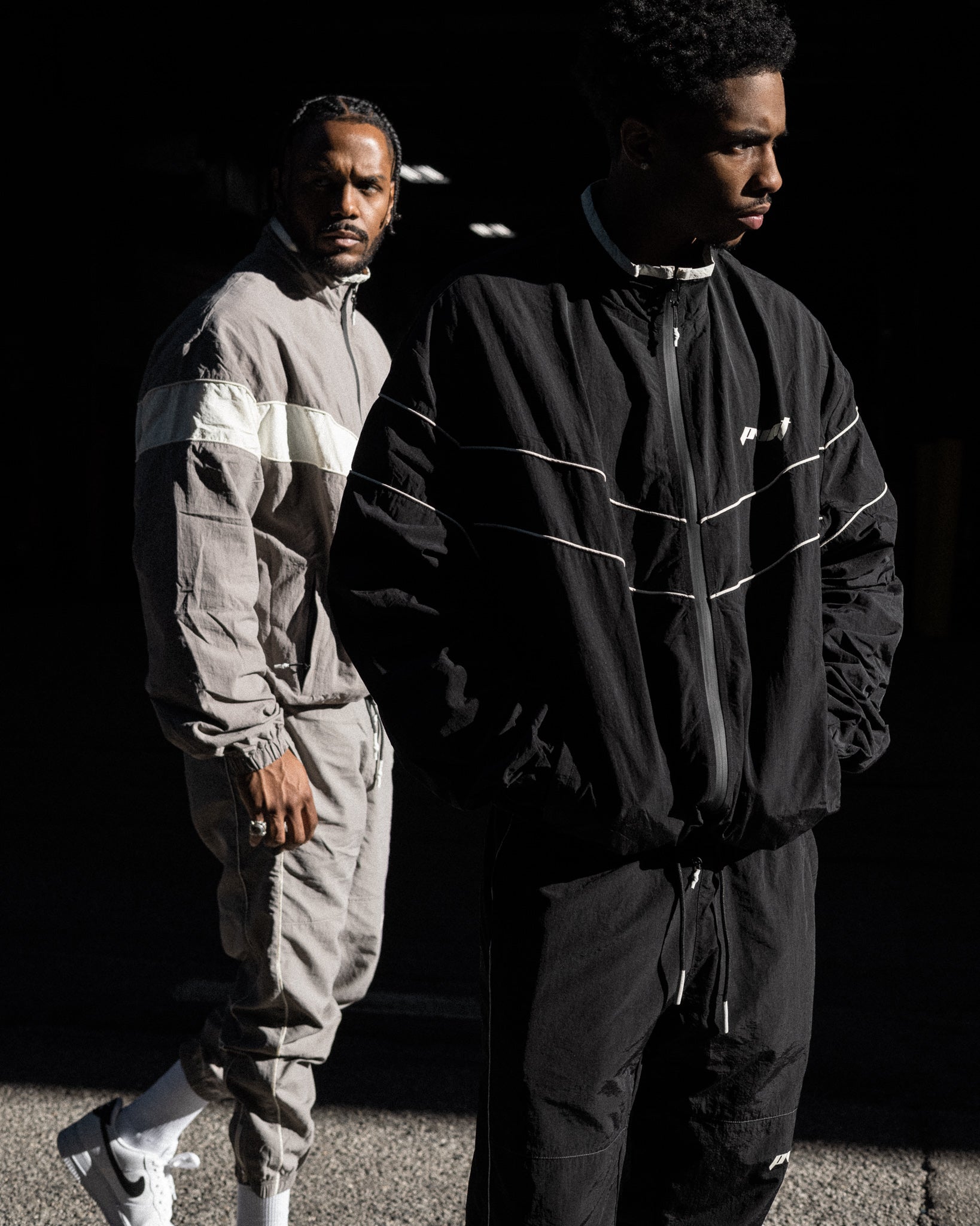 Pvot Athleisure Nylon Premium Jacket (Gray)