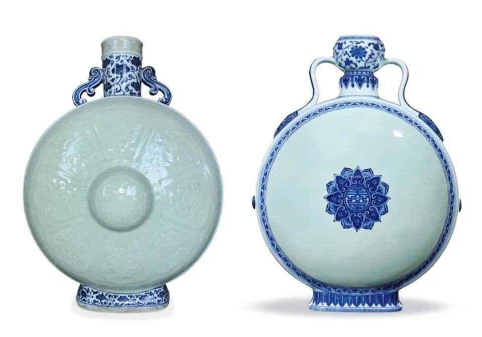 清乾隆粉青釉青花抱月瓶：1725万落槌背后的工艺传奇与收藏智慧_搜狐网