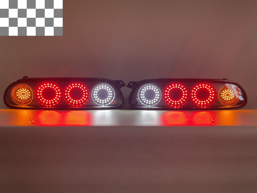 JZA80スープラのフルLEDテールランプ TQJ-A802-ICHIMATSU QestJapan