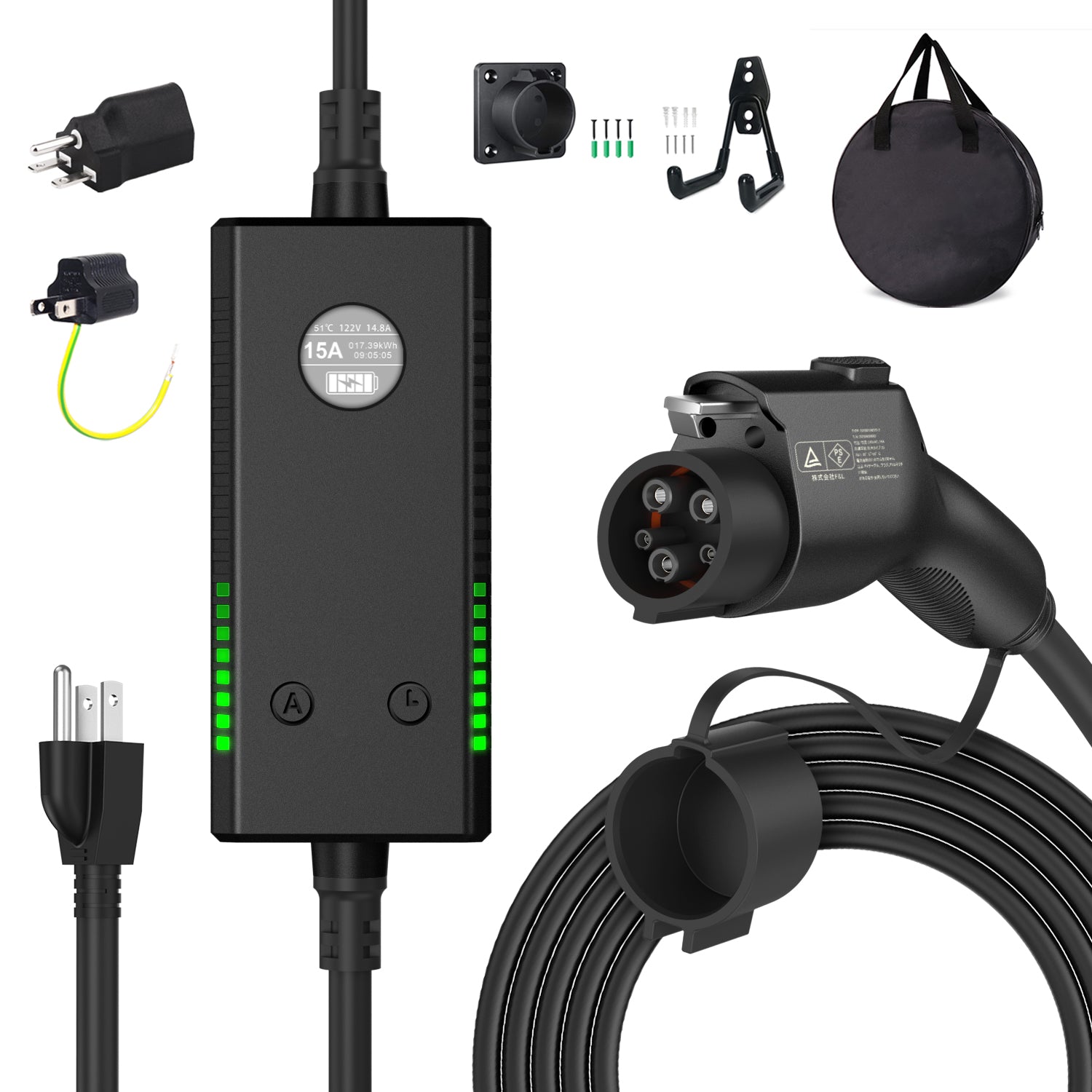 100V/200V電気自動車 EV充電ケーブル(第2世代) – Qkcabo