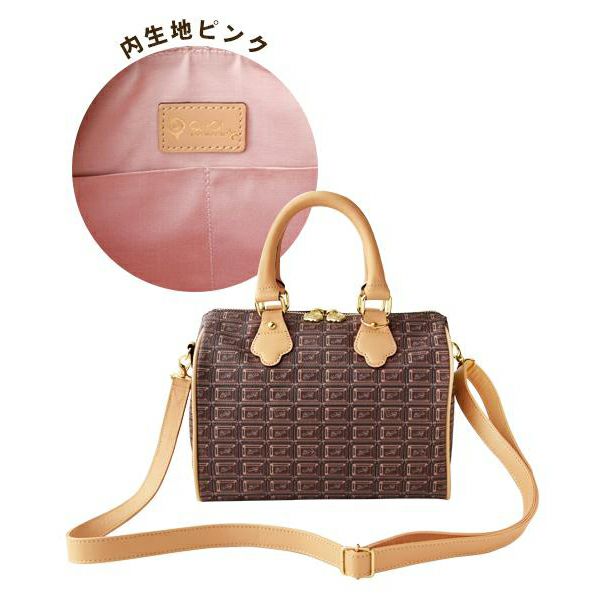残り1点】チョコレート・ミニ ボストンバッグ | Q-pot. ONLINE SHOP