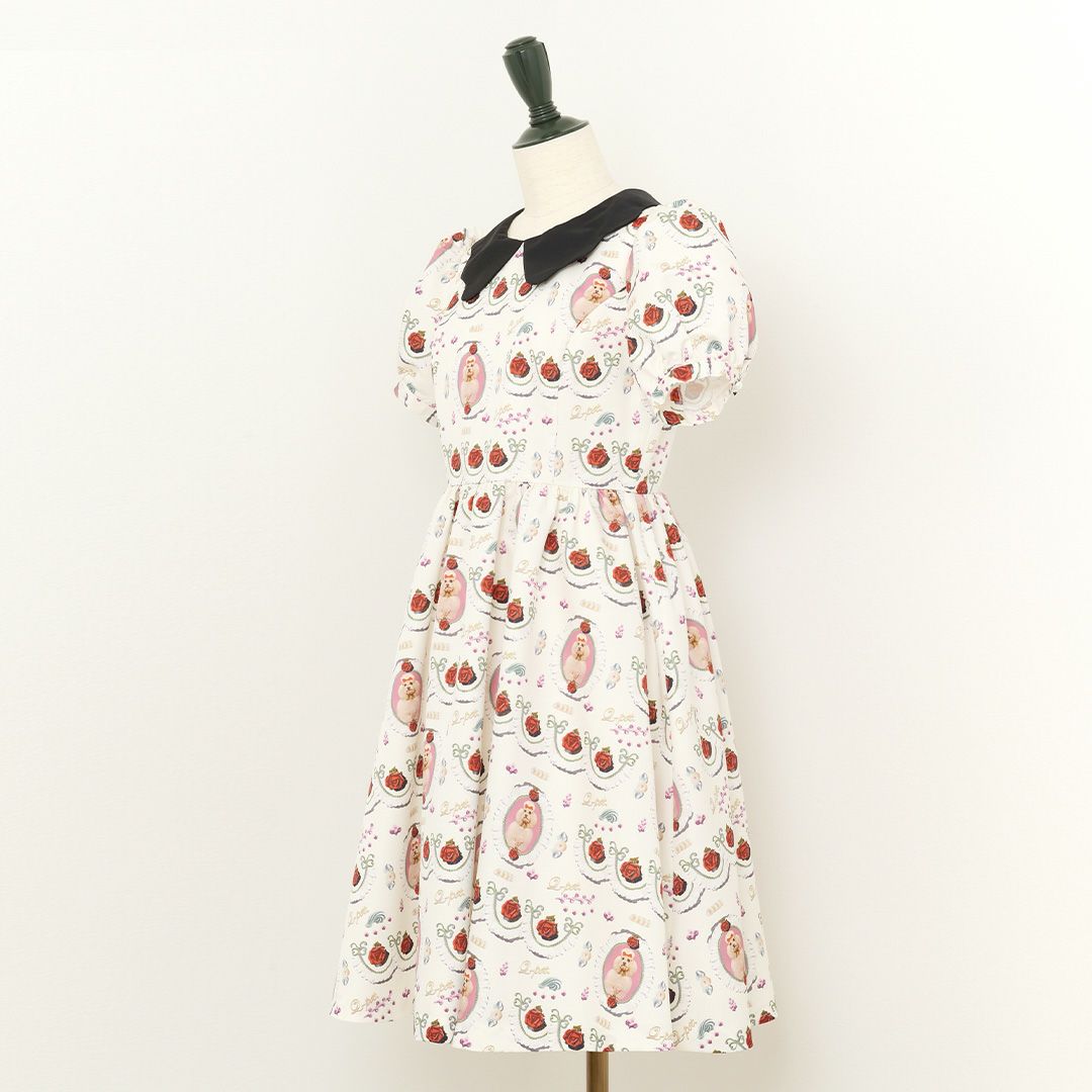 プードル ケーキ パフスリーブドレス（ホワイト） | Q-pot. ONLINE SHOP