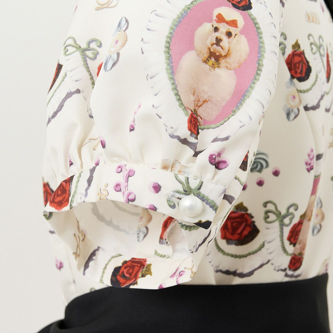 プードル ケーキ パフスリーブドレス（ホワイト） | Q-pot. ONLINE SHOP