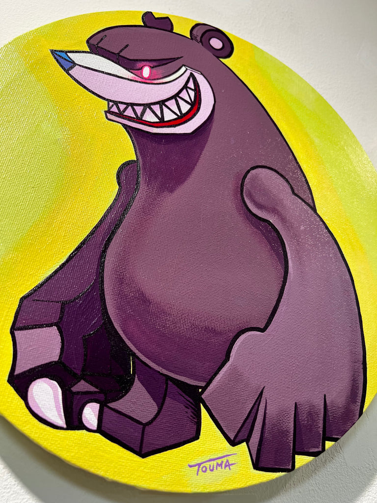 Touma - Knuckle Bear 2 Original artwork on Canvas - Touma & Mao