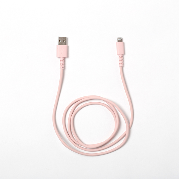 MFi認証 Lightningコネクタ やわらかくて切れにくいケーブル 1m｜QTJ