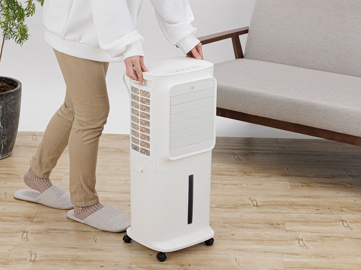 上部給水式 大風量冷風扇 | 株式会社 QUADS – クワッズ